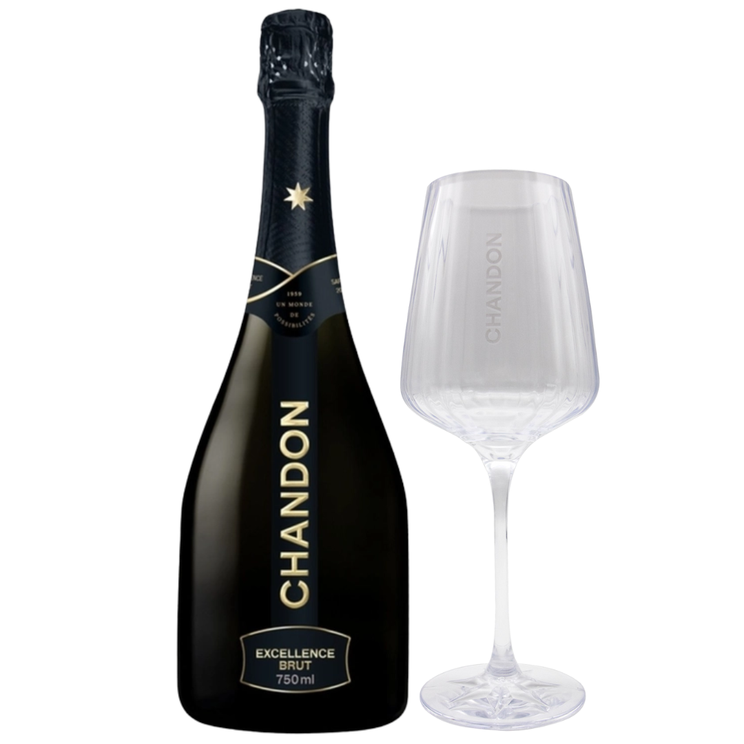 Espumante Chandon Excellence Brut 750ml C/Taça Exclusiva