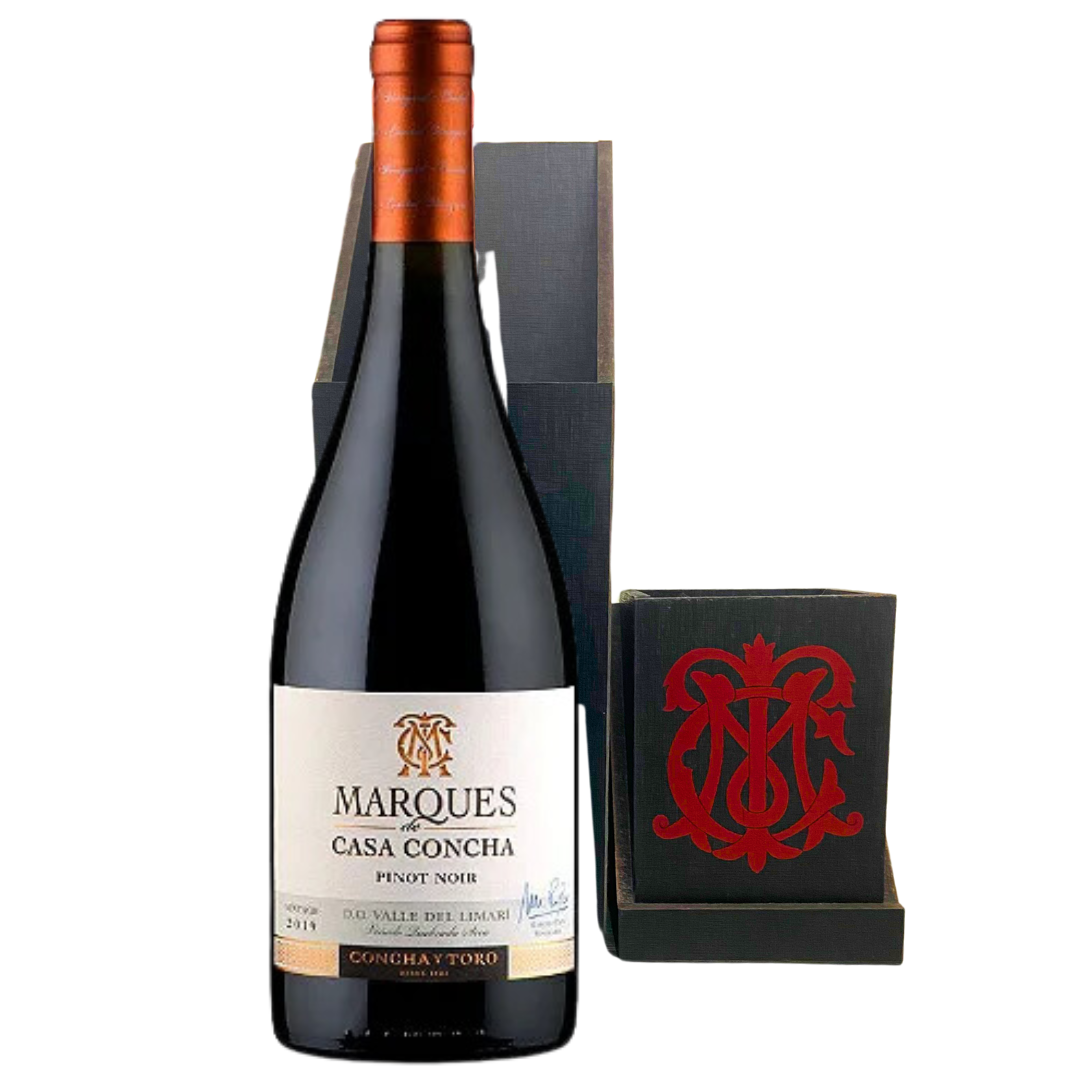 Vinho Marques De Casa Concha Pinot Noir 750ml C/ Estojo de Madeira
