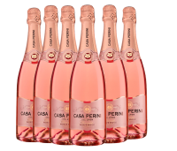 Kit Casa Perini Brut Rose com 6