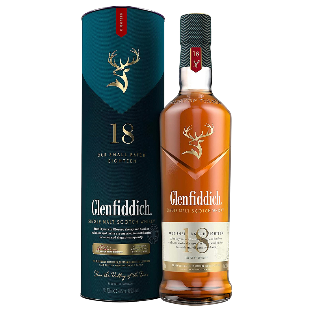 Whiskey Glenfiddich Single Malt 18 Anos 750ml