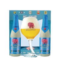 Kit 2 Cervejas Delirium Tremens 330ml C/ Taça de Vidro
