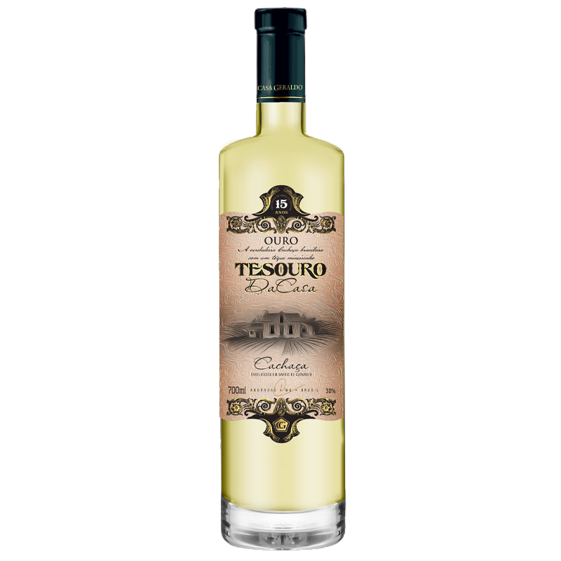 Cachaça Tesouro da Casa Ouro 18 Anos 700ml