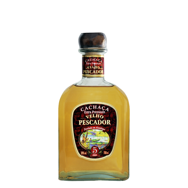 Cachaça Velho Pescador Extra Premium 5 Anos - 700ml