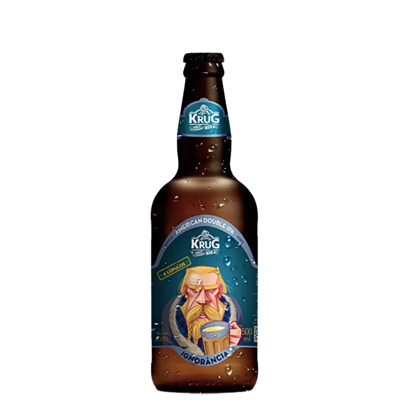 Cerveja Krug Ignorancia American Double IPA 500ml