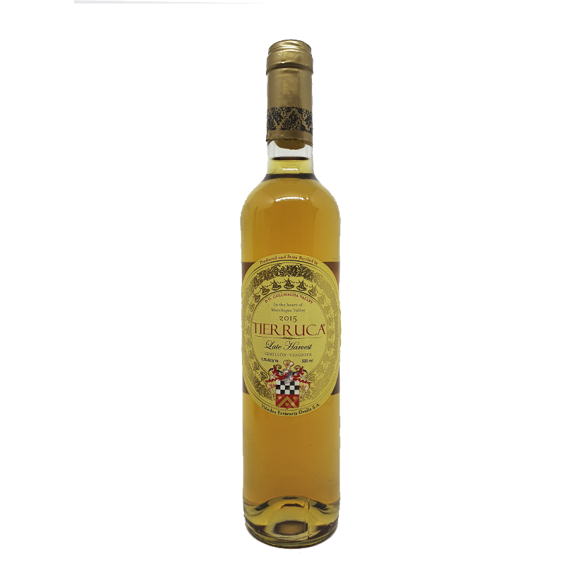 Vinho Chileno Tierruca Late Harvest Semillón Viognier 500ml