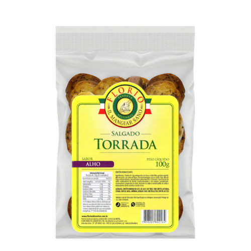 Torrada Florio de Alho 100g