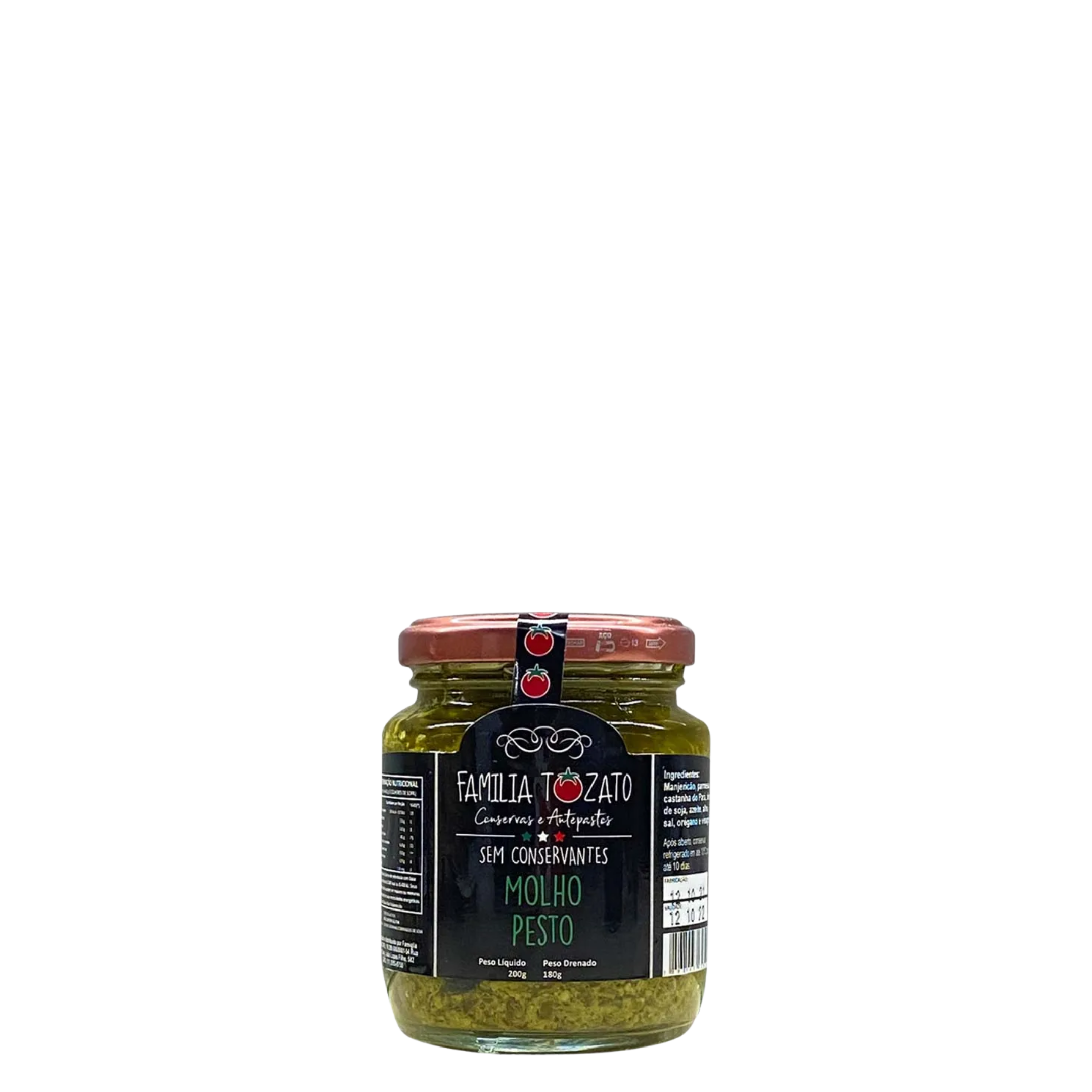 Molho Pesto Familia Tozato 190g