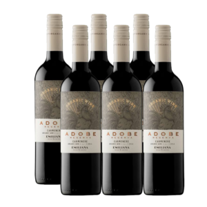 Caixa 6 Vinho Adobe Reserva Orgânico Carmenere 750ml
