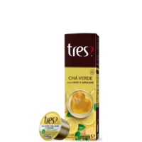 Cápsula de Chá Verde C/Limão e Gengibre TRES 3Chá 35g