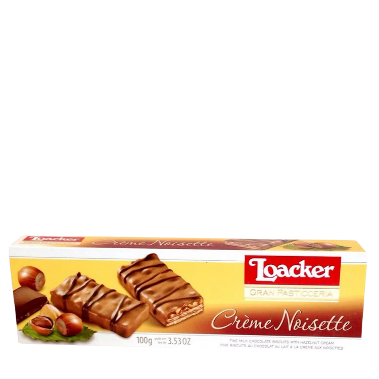 Biscoito Wafer Creme de Avelã Loacker 100g