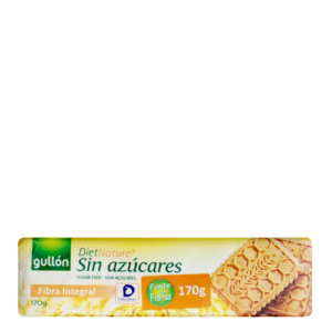 Biscoito Diet Sem Açúcar Fibra Integral Gullón 170g