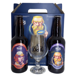 Kit 2 Cervejas Krug Expressionistas 500ml C/ Taça
