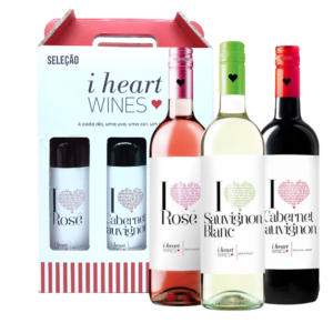 Kit 3 Vinhos I Heart: Tinto, Branco e Rosé 750ml