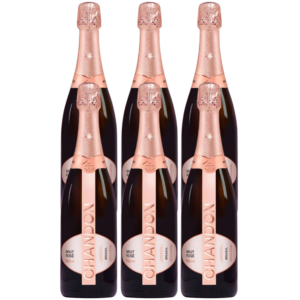 Caixa 6 Espumantes Chandon Brut Rosé 750ml