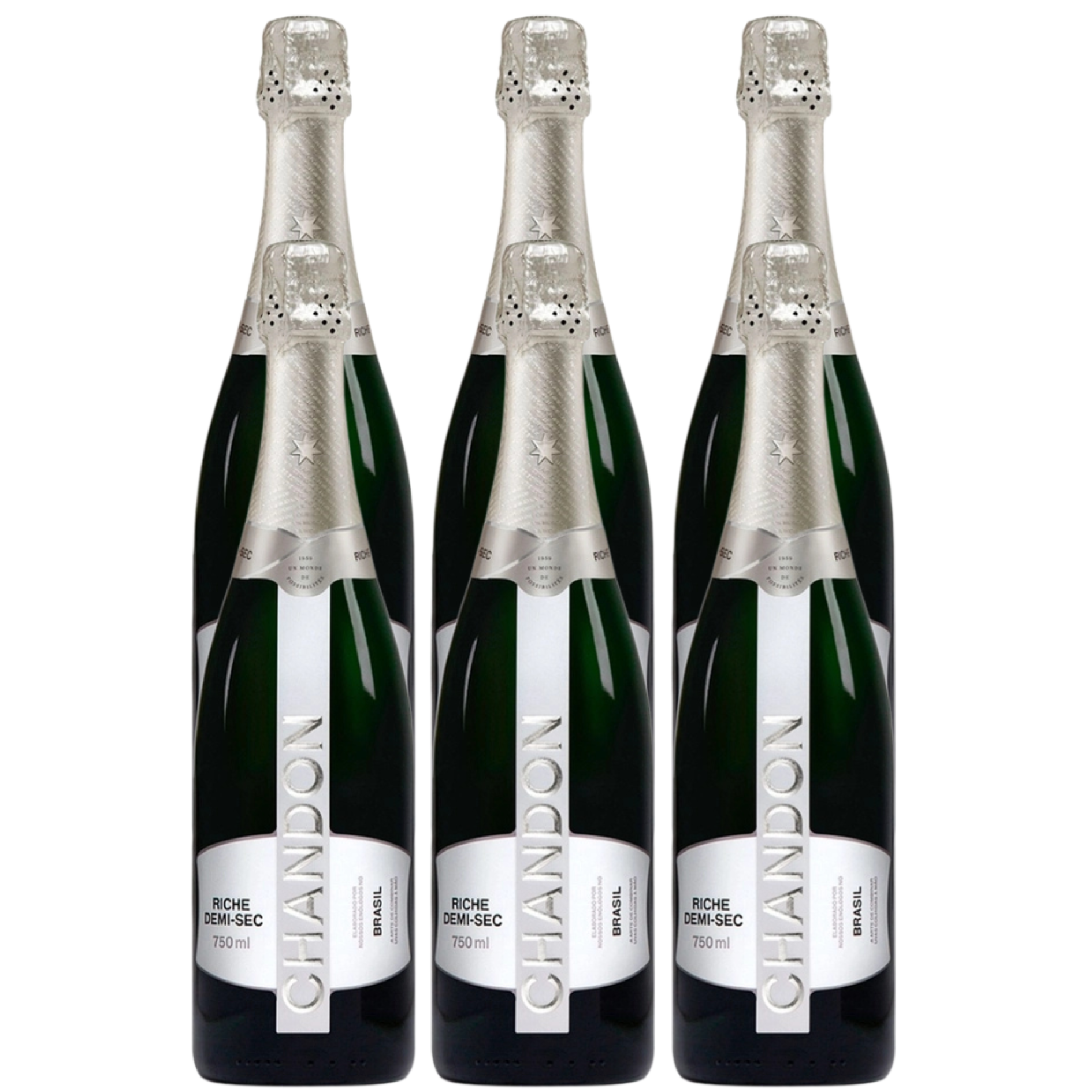 Caixa 6 Espumantes Chandon Demi Sec 750ml