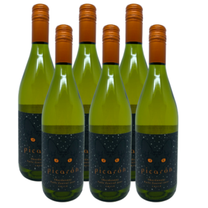 Caixa com 6 Vinhos Picaron Chardonnay 750ml