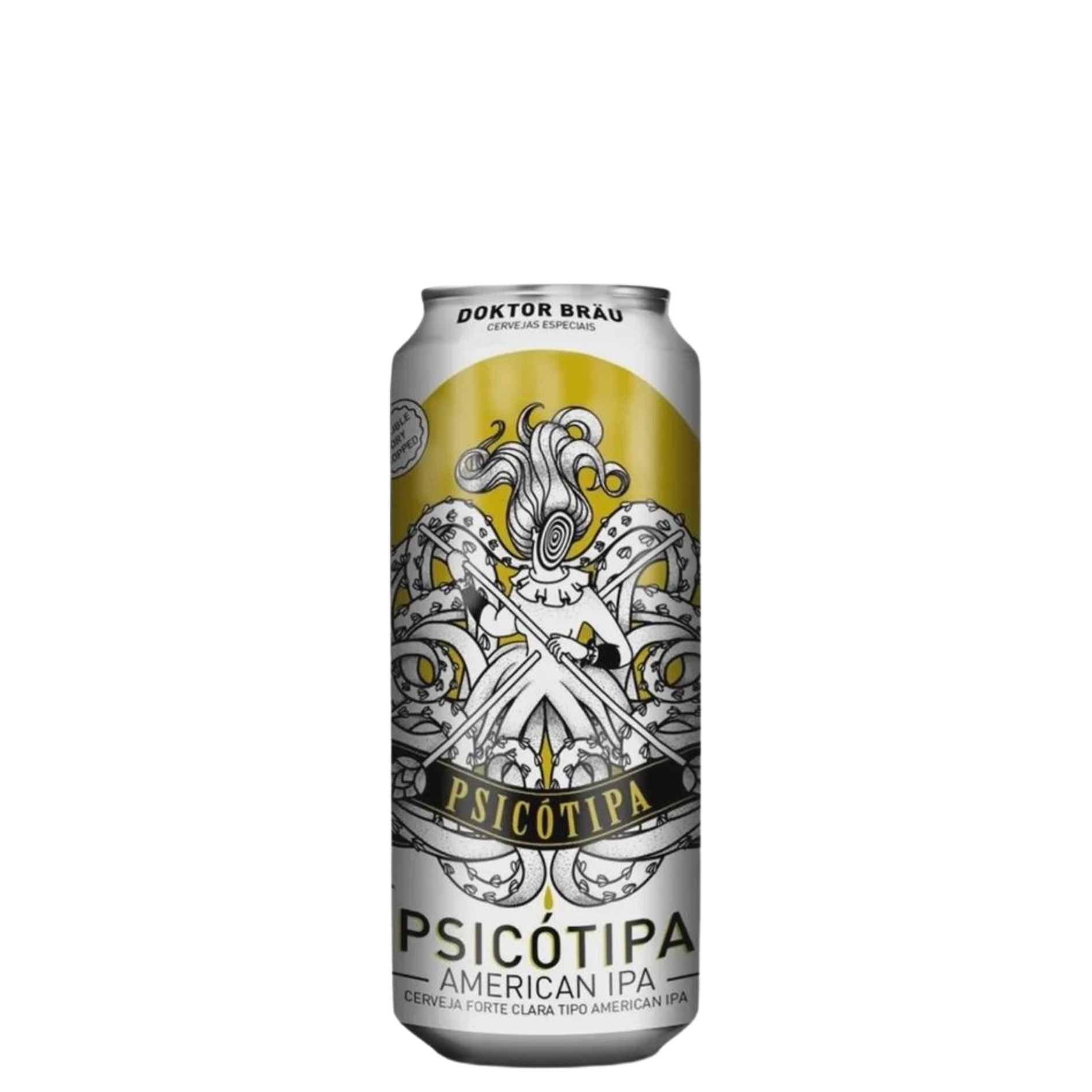 Cerveja Doktor Brau Psicotipa American Ipa 473ml