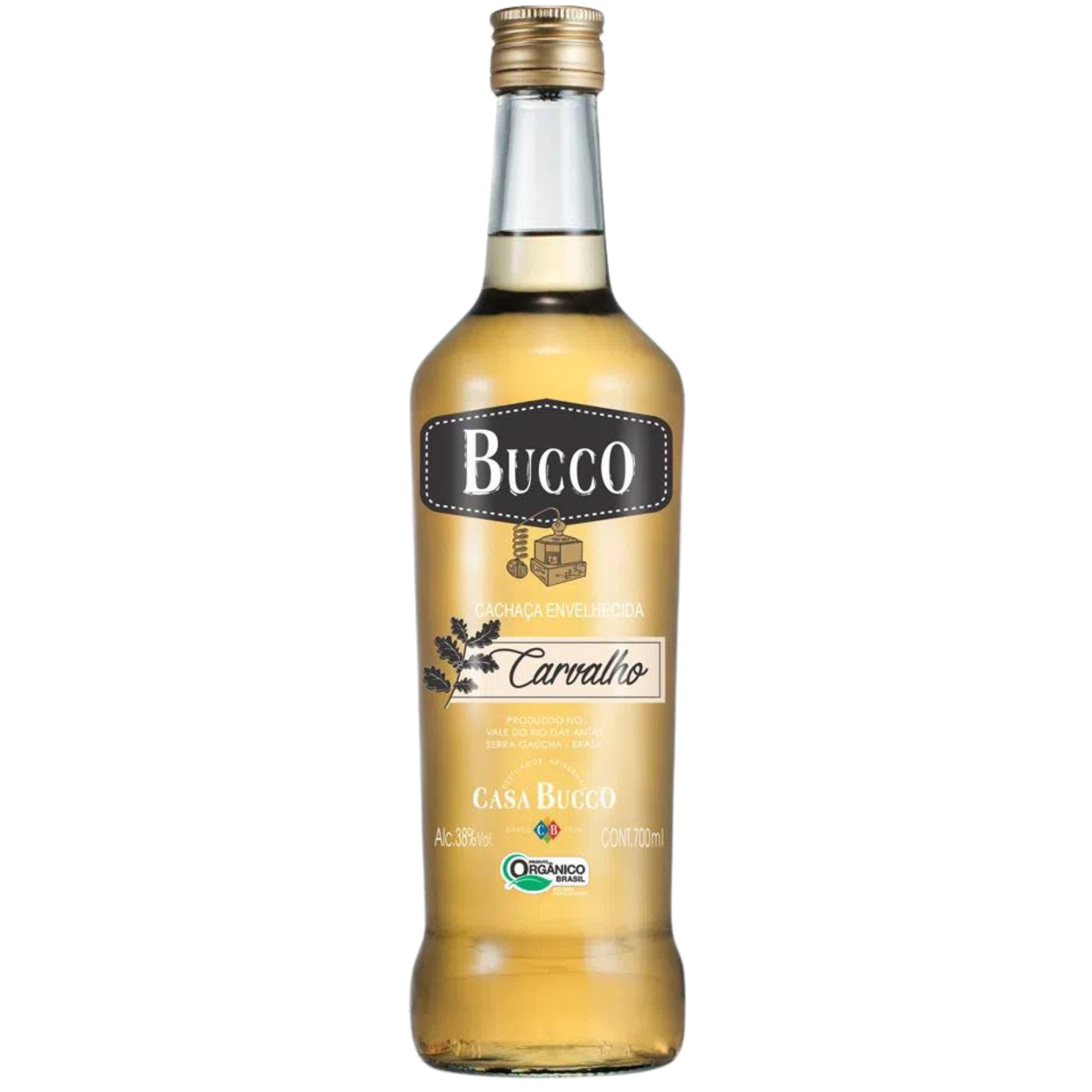 Cachaça Casa Bucco Carvalho 700ml