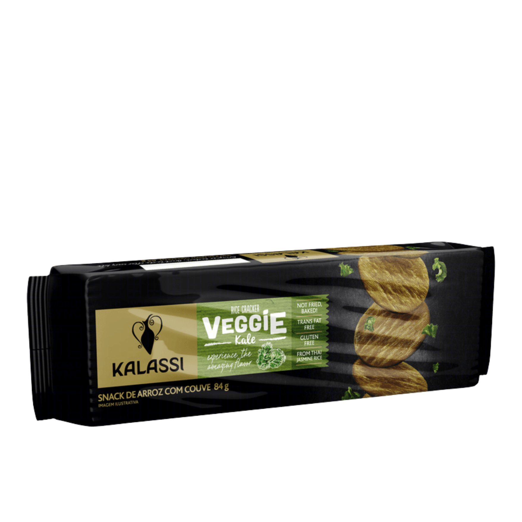 Snack Kalassi Cracker Veggíe Kale 84g
