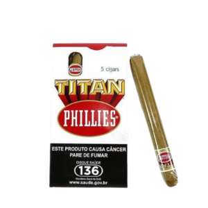 Charuto Phillies Titan Branco 5 Unidades