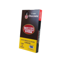 Cigarrilha Phillies Titan Chocolate 5 Unidades