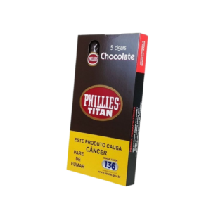 Cigarrilha Phillies Titan Chocolate 5 Unidades