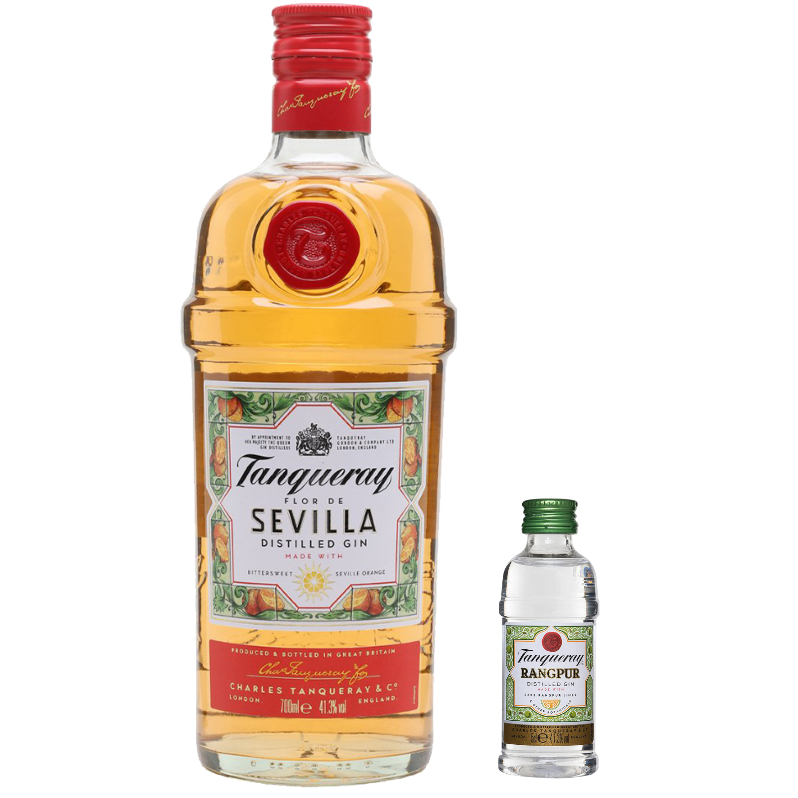 Gin Tanqueray Flor De Sevilla 700ml c/ Mini Tanqueray Rangpur 50ml