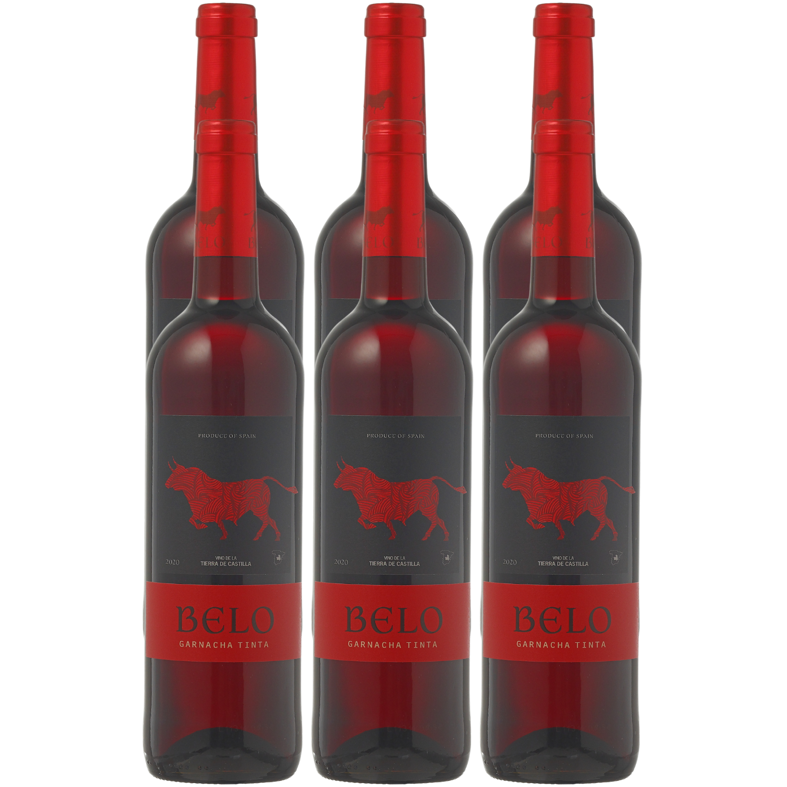 Caixa 6 Vinhos Belo Garnacha Tinto 750ml