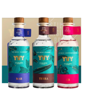 Kit 3 Gin Yvy Ar, Mar e Terra 200ml