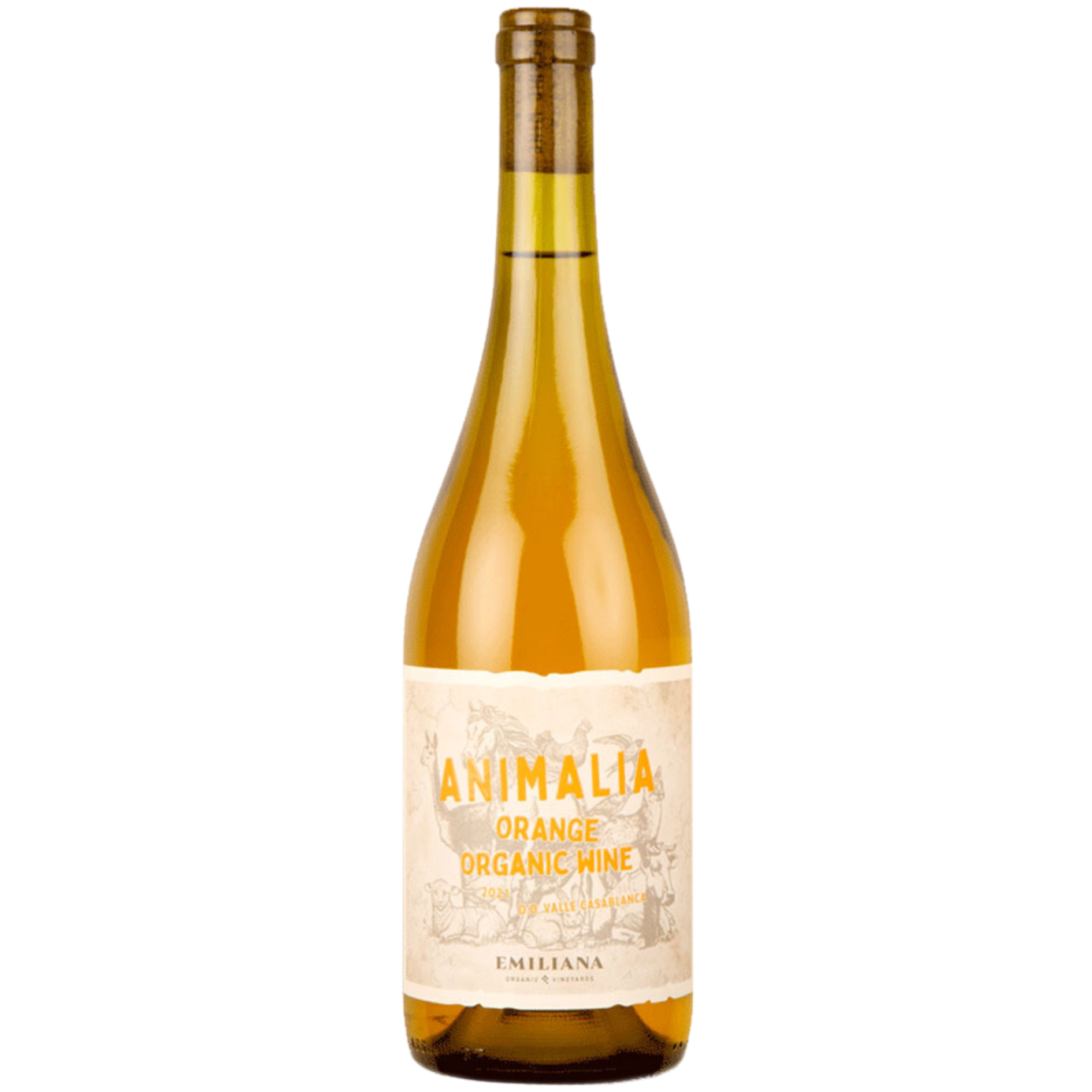 Vinho Emiliana Animalia Orgânico Orange Branco 750ml