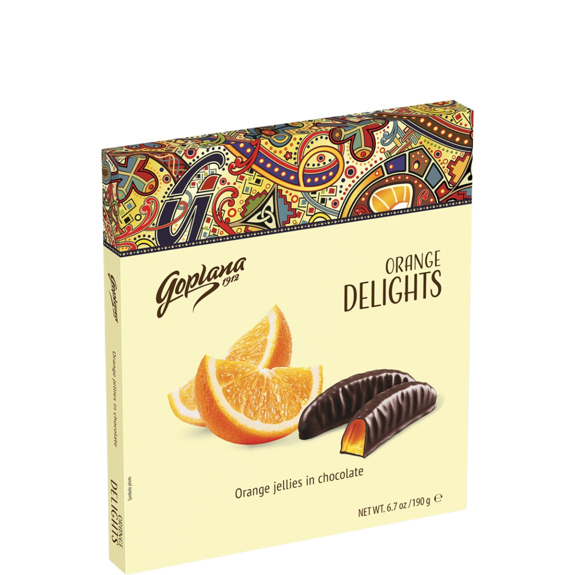 Chocolate Goplana Orange Delights 190g