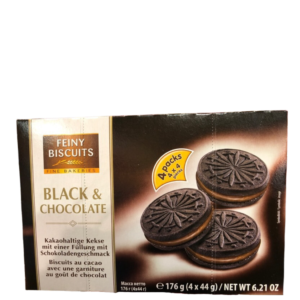 Biscoito Feiny Black de Chocolate 176g