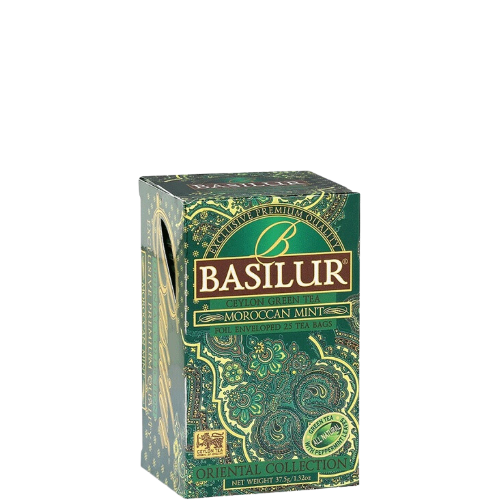Chá Basilur Verde Moroccan Mint 37,5g