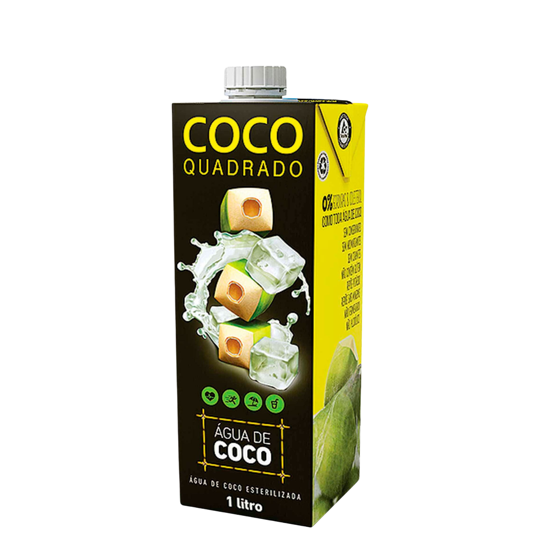 Água De Coco Quadrado Tradicional 1L