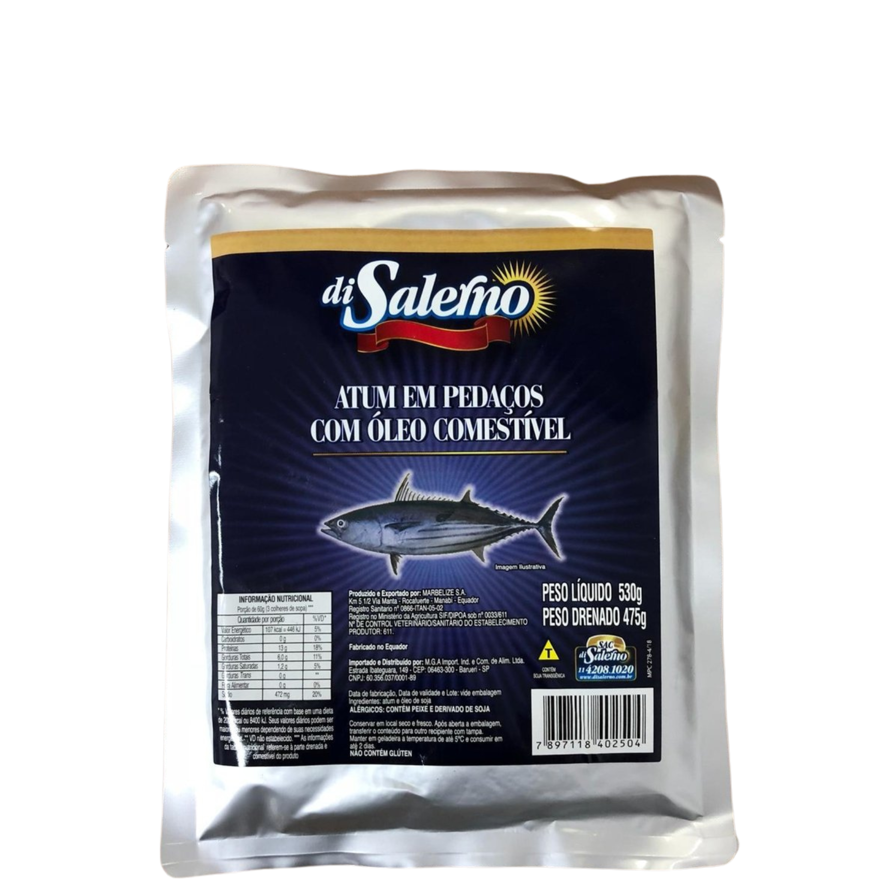 Atum Em Pedacos Di Saleno 500g