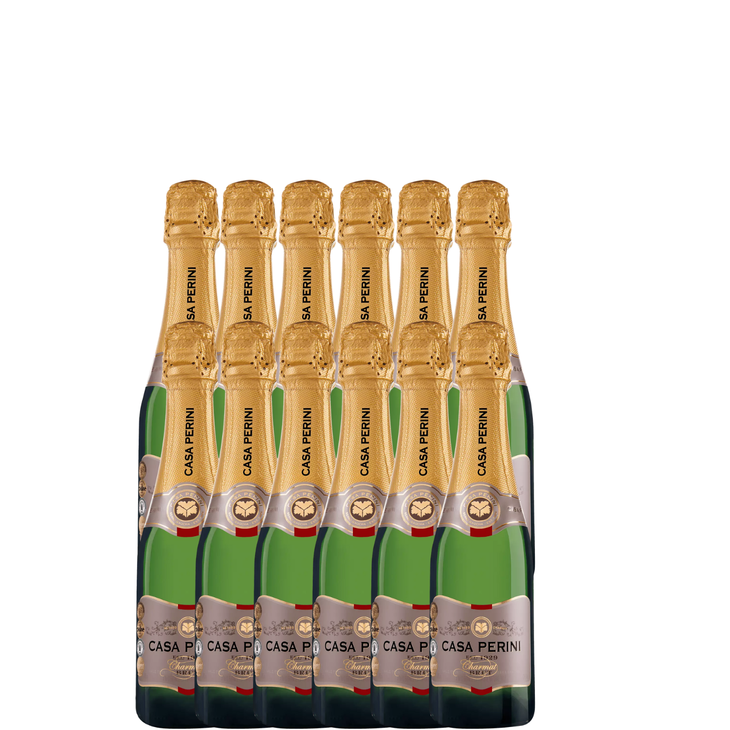 Caixa 12 Espumantes Casa Perini Brut 375ml