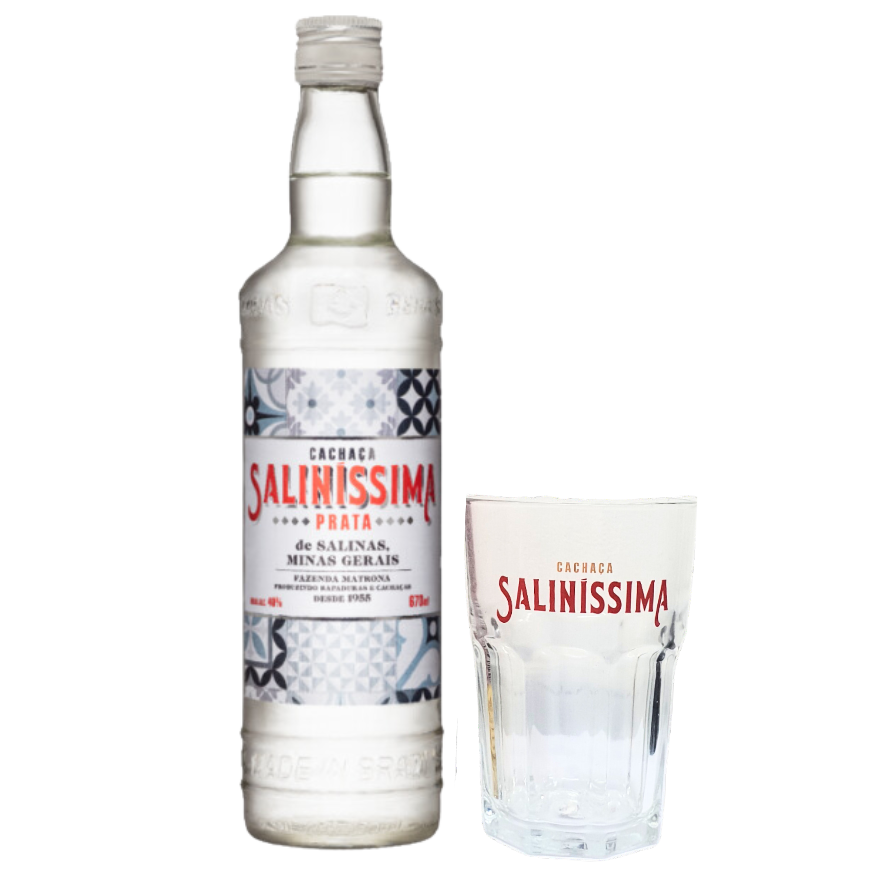 Cachaça Salinissima Prata 670ml