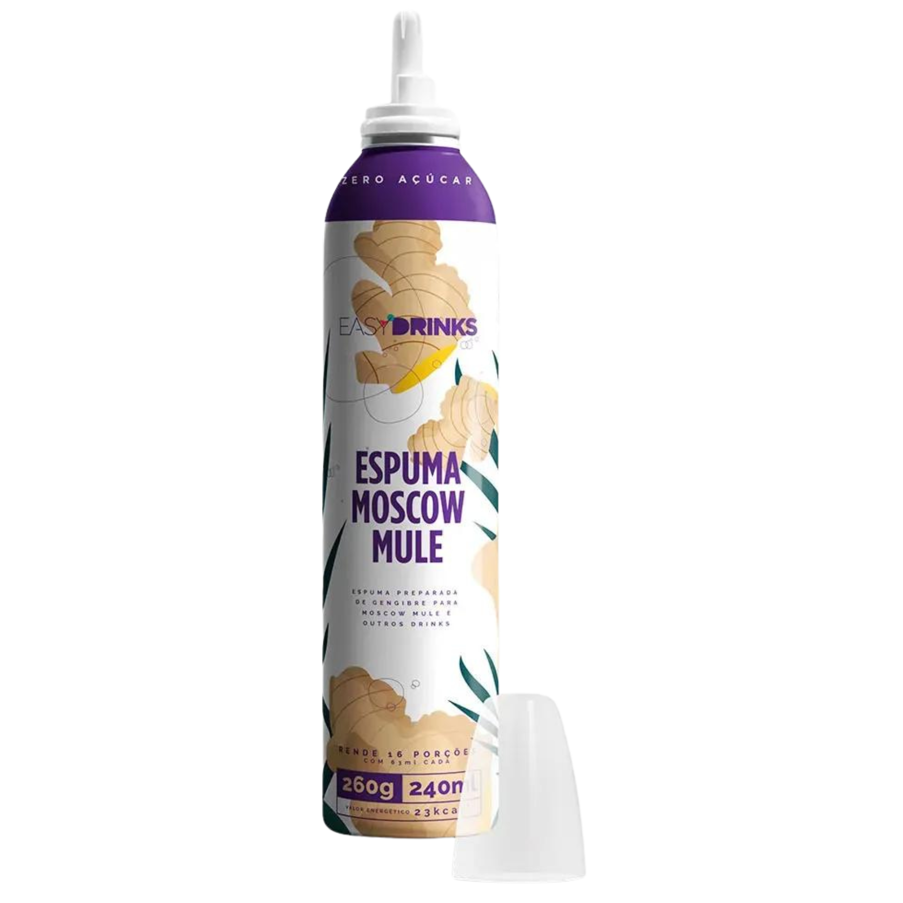 Espuma Easy Drinks Gengibre Zero Açúcar 260g