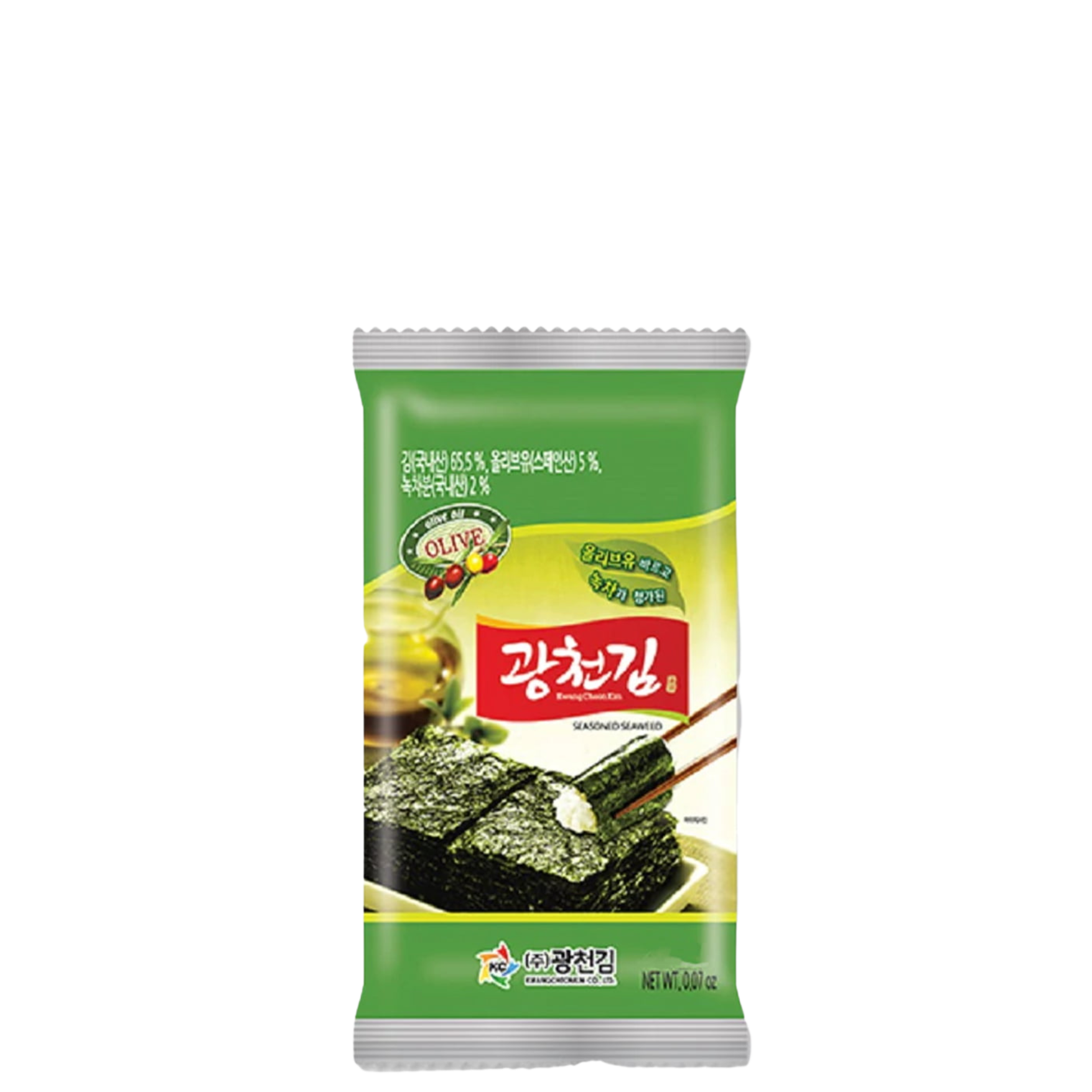 Alga Marinha Ajinori Temperada com Chá Verde e Azeite de Oliva 15g