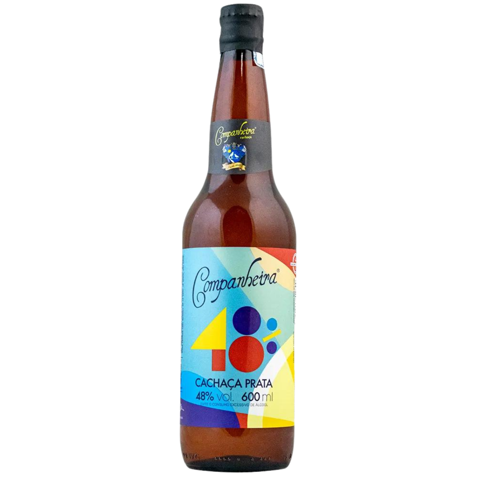 Cachaça Companheira 48% Prata 600ml