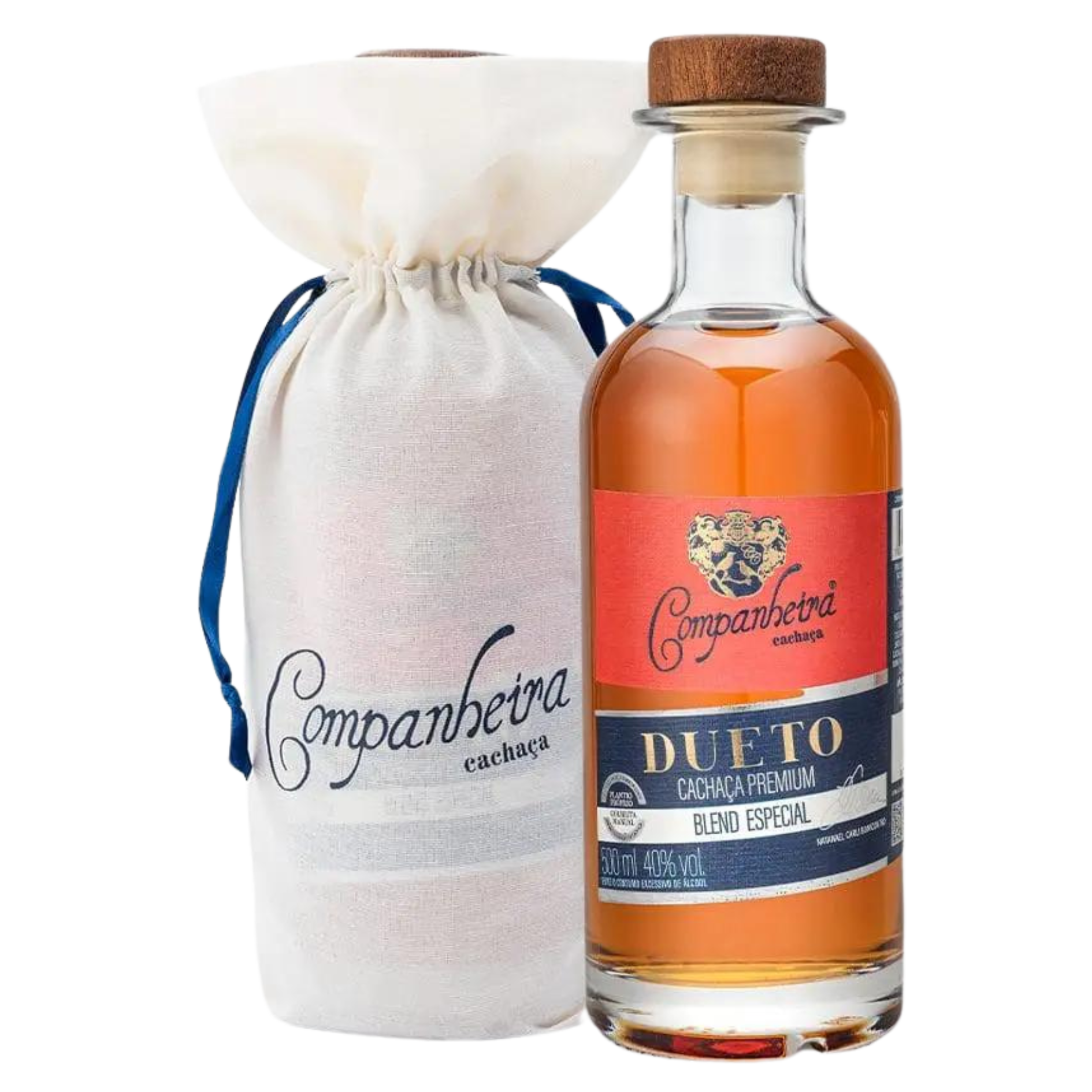 Cachaça Companheira Dueto Envelhecida Premium Blend 500ml