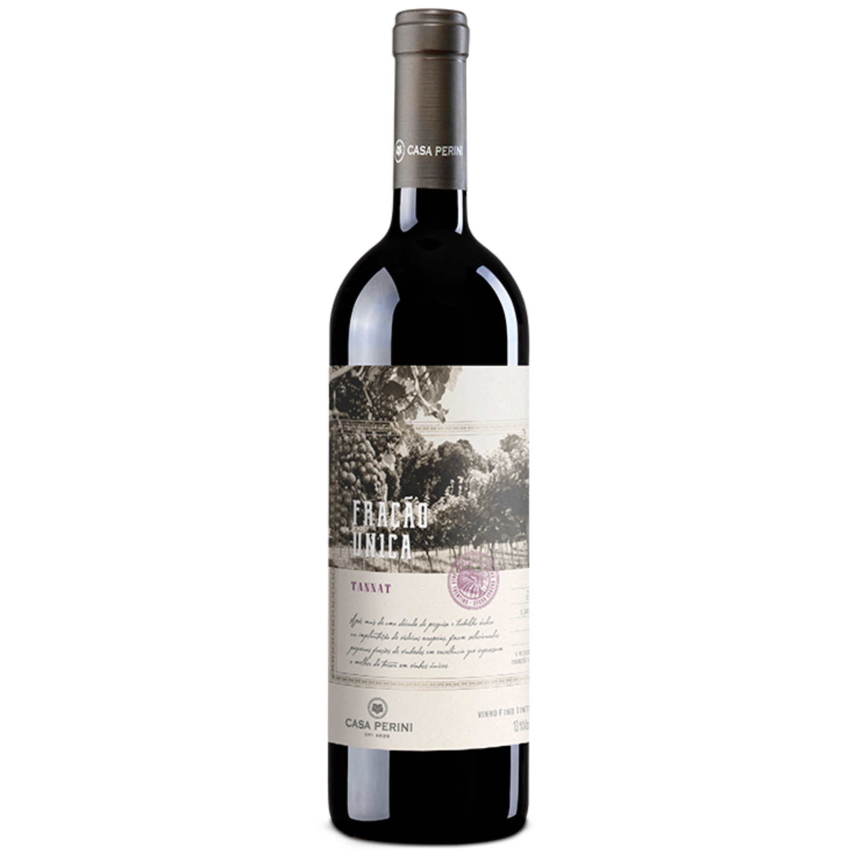 Vinho Perini Fracao Unica Tannat 750ml
