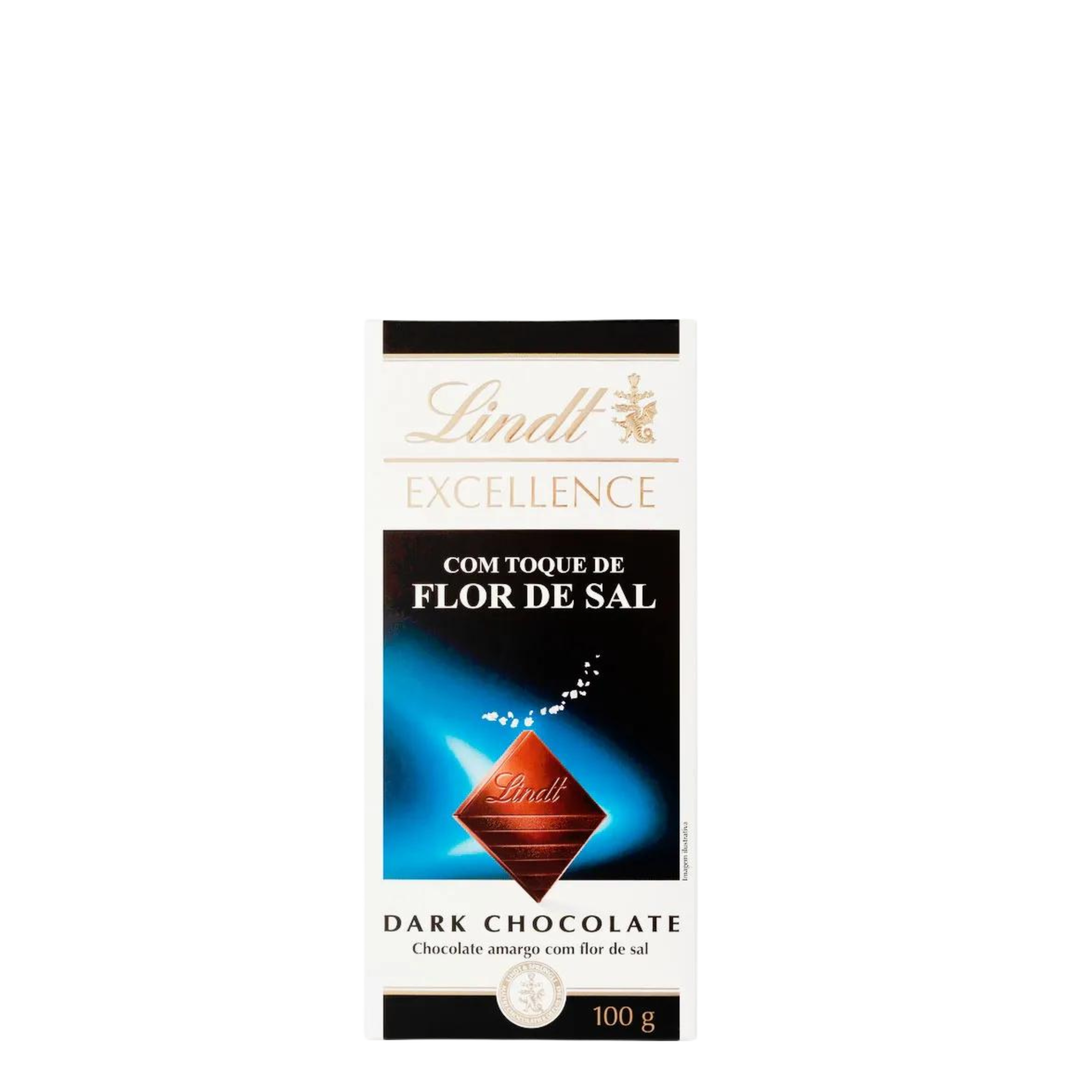 Chocolate Lindt Excellence Dark Flor De Sal 100g