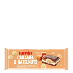 Chocolate Terravita Caramel & Hazelnuts 235g