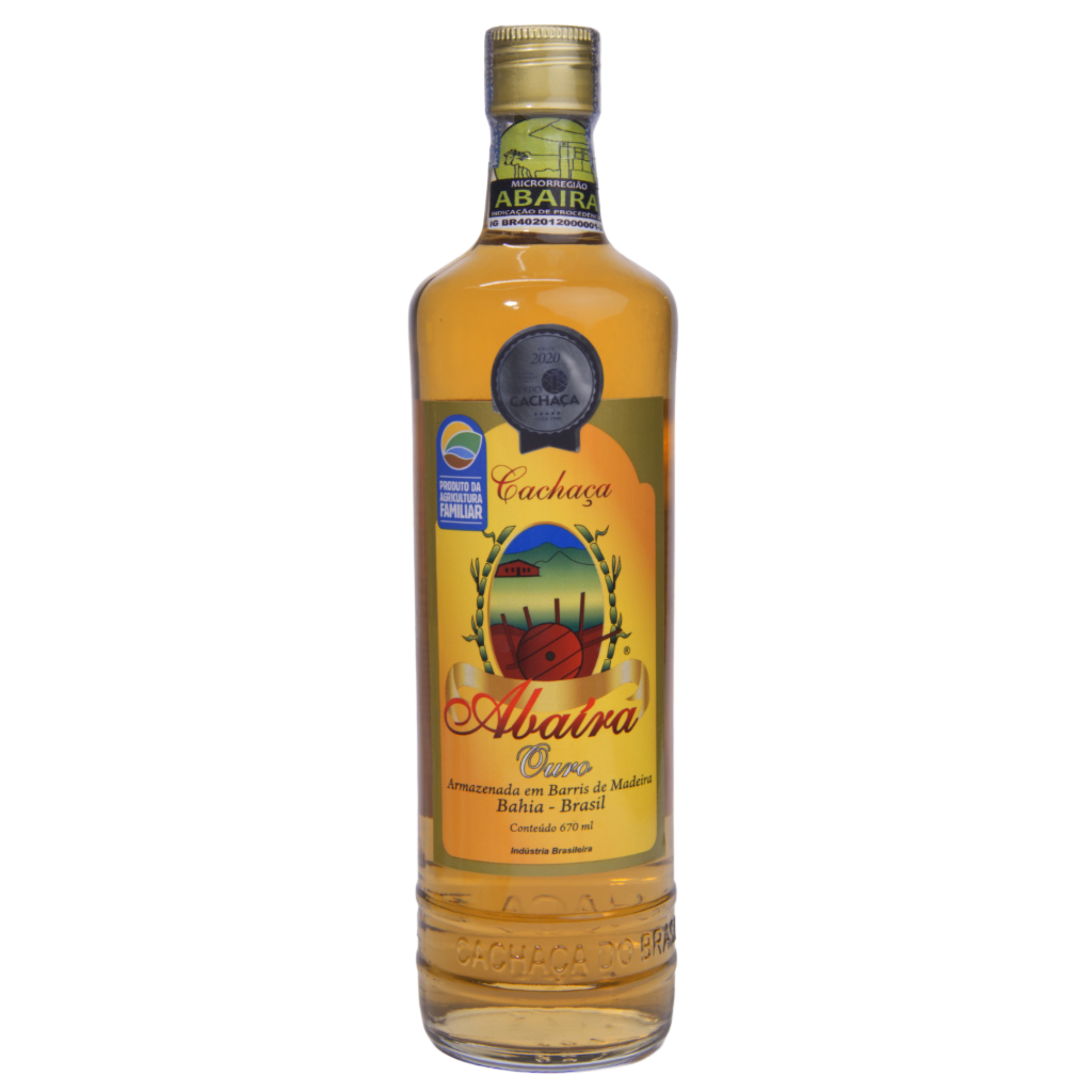 Cachaça Abaira Ouro 670ml