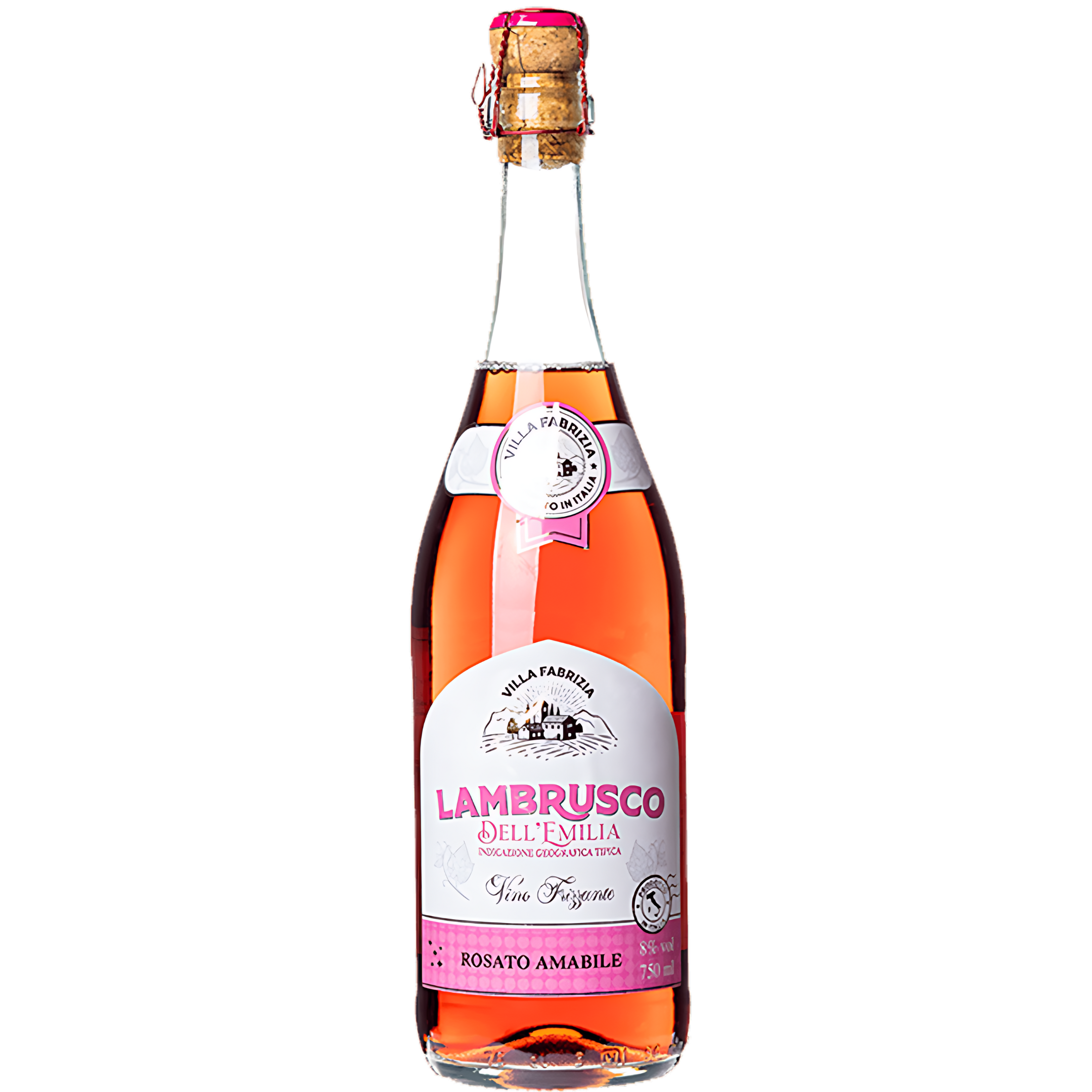 Vinho Lambrusco Villa Fabrizia Rose 750ml