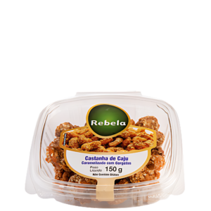 Castanha De Caju Caramelizada C/ Gergelim Rebela 150g