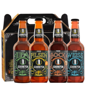 Kit 4 Cervejas Schornstein Pilsen, Weiss, Bock e IPA 500ml