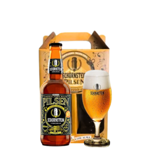 Kit 1 Cerveja Schornstein Pilsen 500ml C/ Taça Exclusiva