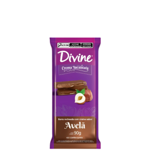 Chocolate Divine com Recheio de Avelã 90g